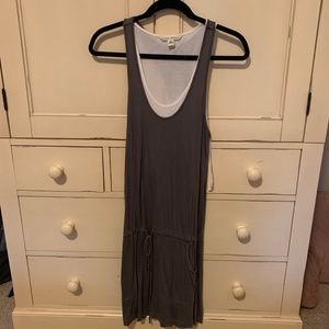 Banana Republic: Gray and white sundress